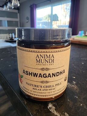 Anima Mundi Ashwagandha Supplement - Cream Jar